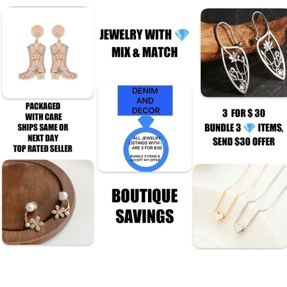 💎NEW Two For One-Double Heart Gold Stud Earrings, Secure Lock Backing - Picture 4 of 8